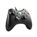 Wired Controller for Xbox 360,TGJOR Wired USB Game Controller Gamepad Joystick with Shoulders Buttons for Microsoft Xbox & Slim 360 PC Windows PC (Black)