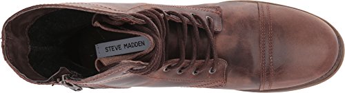 Steve Madden mens Troopah-c Combat Boot, Brown Leather, 11.5 US by Steve Madden - Image 2