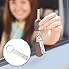 Yuiturt Drive Safe Keyring, Silver Couple Keychain, I Love You Drive Safe Pendant, Perfect Passed Driving Test Gift for Boyfriend or Husband, Unique Keychain for Bag or Souvenir #5