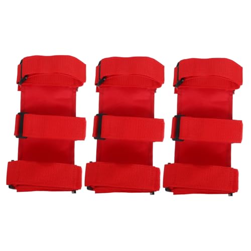 LIGIGWASH 3個車用消火器固定ストラップ 調節可能な 式 消火器マウントブラケット トランクおよび車内対応 ユニバーサル設計 緊急時迅速アクセ