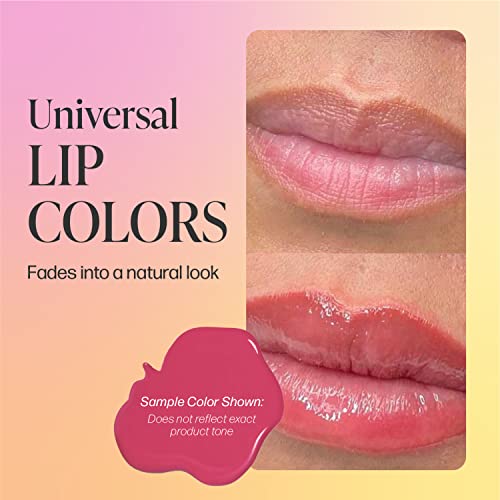 Perma Blend - Sweet Lip Tattoo Kit - Lip Blushing Supplies To Enhance Lip Color - Makeup Kit & Microblading Ink - Set Of 7 Includes Pink & Red Lip Blush Plus Shading Solution - Vegan (0.5 Oz Each) #TOP1
