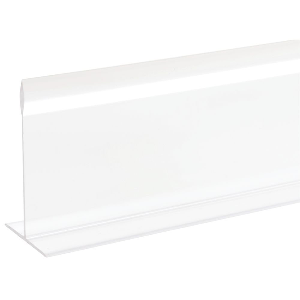 Shelf Divider Case Divider T Shape Clear Acrylic - 36" L x 3" H