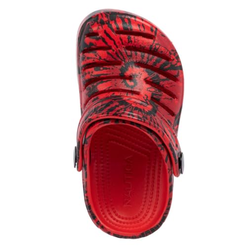 Image of Nautica Kids Clog Sandals - Slip-On Lightweight Water Shoes with Adjustable Heel Strap - Comfortable EVA Slip-Resistant Clogs for Boys & Girls - Toddler & Youth Sizes