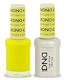 DND Soak Off Gel Polish Dual Matching Color Set 424, Lemon Juice by DND Duo Gel