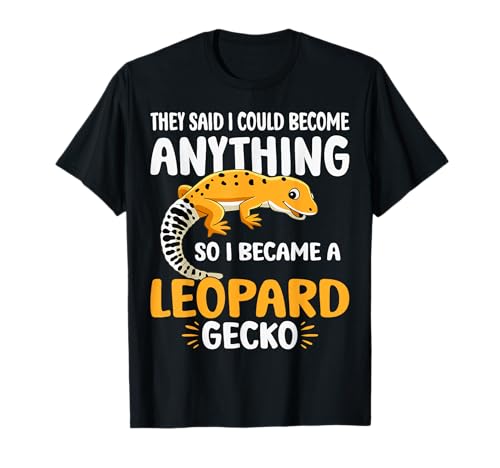 Leopard Gecko Tank Habitat Accessoires Diet Leopard Gecko T-Shirt