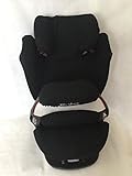  Sommerbezug Schonbezug für Cybex Pallas M und S + M- und S-Fix Frottee 100% Baumwolle schwarz