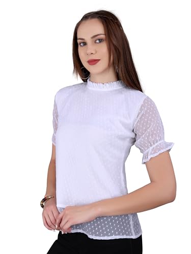 Image of Sidhidata Women's Tissue Fabric Premium Regular Fit Casual Top For & Girl'S