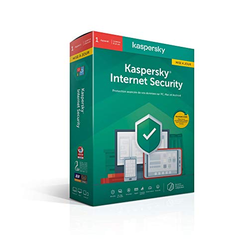 Kaspersky Internet Security 2022 Mise à jour (1 Poste / 1 An)
