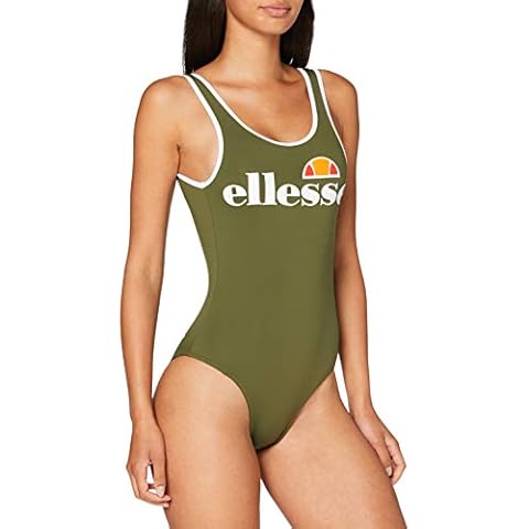 ellesse Lilly Khaki One-Piece Swimsuit Cover