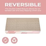 Cat Scratching Board cat Scratcher Cat Scratch Pad Cardboard cat scratchers for Indoor Cats Reversible Large Wide Corrugated with Catnip(2pcs) - Image 3