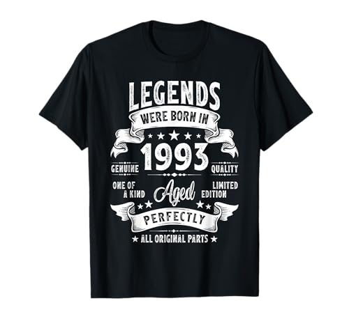 Vintage 1993 Limited Edition 32 Year Old Gifts 32nd Birthday T-Shirt