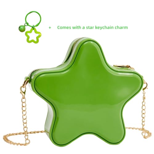 Image of Women's Mini Star Tote Bag, Women's Cute PU Leather Hobo Bag Chic Star Crossbody
