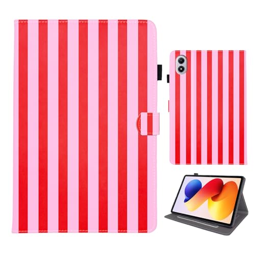 Funda Xiaomi Redmi Pad Pro 12.1 carcasa de PU para tableta 2025 con diseño de rayas
