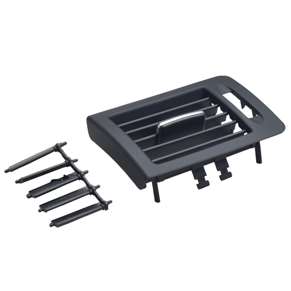 LHD Lüftungsgitter vorne hinten für Mercedes Benz W204 C-Klasse C180 C200 C220 C230 C260 C300 350 2007–2011 (schwarz, links rechts)