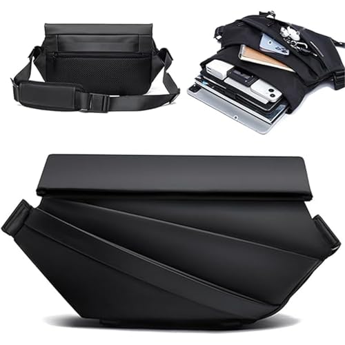 Obsidian Sling Anti-Theft Crossbody Bag, Oxford Waterproof Sports