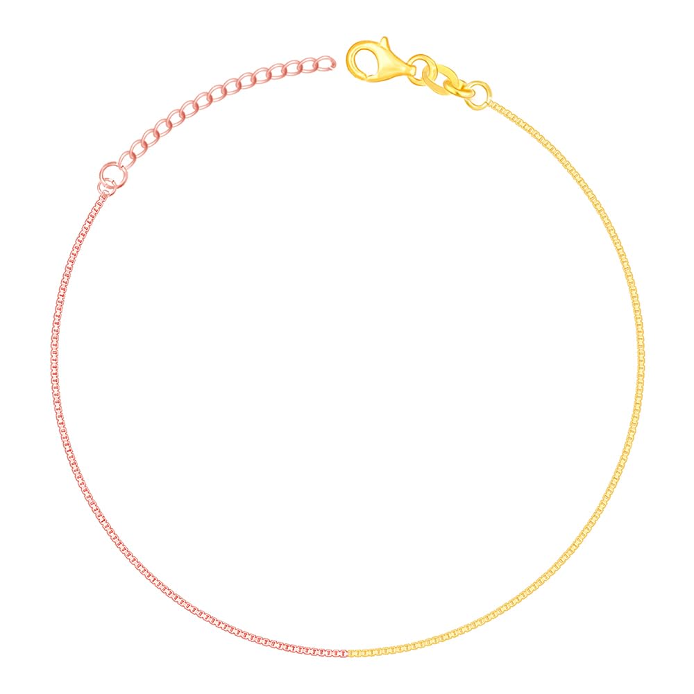 GIVA 925 silver Rose Gold And Golden Cable Chain Anklets,Pair|, Gifts for Women and Girls | With Certificate of Authenticity and 925 Stamp | 6 Months Warranty* (B0CPJ2CXG8) Amazon Price History, Amazon Price Tracker