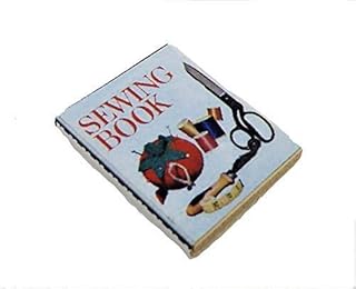 Melody Jane Dollhouse Sewing Book 1:12 Miniature Haberdashery Sewing Room Accessory