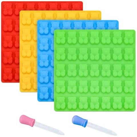 Gummy Bear Candy Molds - Large Silicone 4 Pack Cover