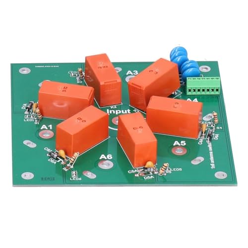Interruptor de antena coaxial kit DIY 6:1 conmutador de 6 vías SO-239 1,8-60 MHz 7