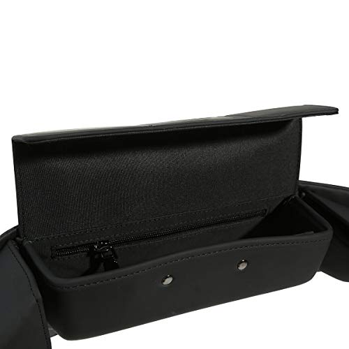 Bolsa para parabrisas con 3 bolsillos TCT-MOTOR para Harley Touring 2014-2021 modelos Electra Glide, Street Glide, Tri Glide color negro miniatura 4