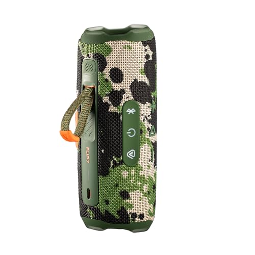 Image of JBL FLIP 7 (Squad) Waterproof Portable Speaker Bundle with X-Halo Hardcase (Black)