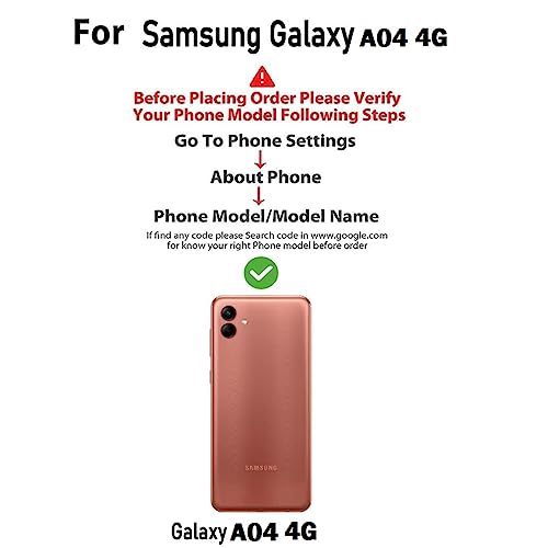 Image of COVERBLACK Rubber Back Cover for Samsung A04 - SM-A042F - Transparent