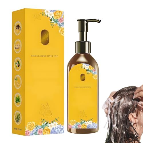 Champú colorante herbal nutritivo para el cabello, de larga duración y natural, para canas, para hombres y mujeres.