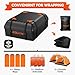 COUYK Car Roof Bag Rooftop Cargo Carrier Bag Waterproof 15 Cubic feet,Roof Rack for car Includes Anti-Slip Mat, 4 Door Hooks, Waterproof Zipper Buckle for All Cars with/Without Rack