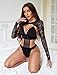 Avidlove Rave Outfits for Women Festival Bodysuit Shrug Crop Top Set 2 Pieces Clubwear with Thumb Loops