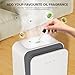 Dehumidifier for Home,1000 sq.ft Dehumidifier for Basement Bathroom Bedroom with Auto Shut Off, Built-in Aromatherapy Diffuser,7 Colors LED Light, Quiet Dehumidifiers with Sleep Mode(CS08-Snowy)