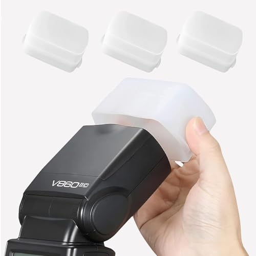 Flash Diffuser Light Softbox [3-Pack] for Speedlight Photography Accessories, Compatible with Canon 560 565EX 580EX Godox V850 V860 TT600 TT685