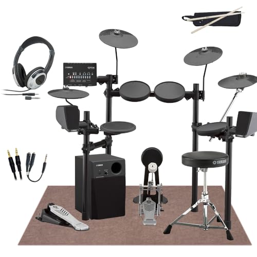 YAMAHA DTX452KUPGS �X�s�[�J�[�E3�V���o���g�� �}�b�g�t��������K10�_�Z�b�g�yMS45DR�z �d�q�h���� �Z�b�g DTX402�V���[�Y ���}�n