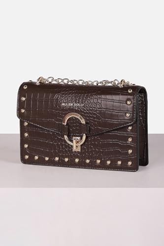Image of Allen Solly Women's Mini Crossbody Sling Bag | PU Leather | Soft Touch | Detachable Sling | College & Daily Carry