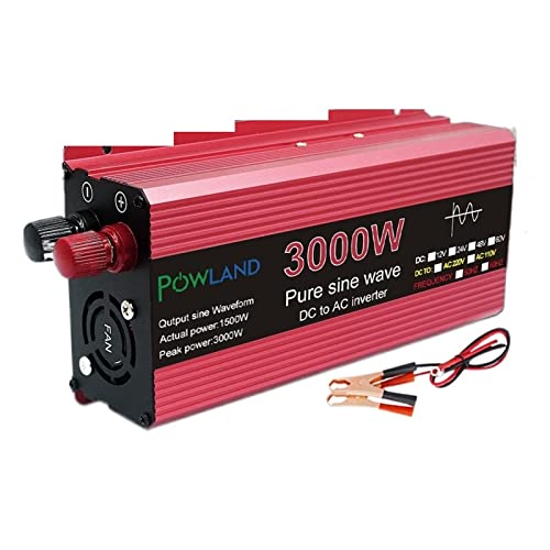 Inversor de onda sinusoidal pura 1000W que soluciona cortes de luz con transformador 12v 110V