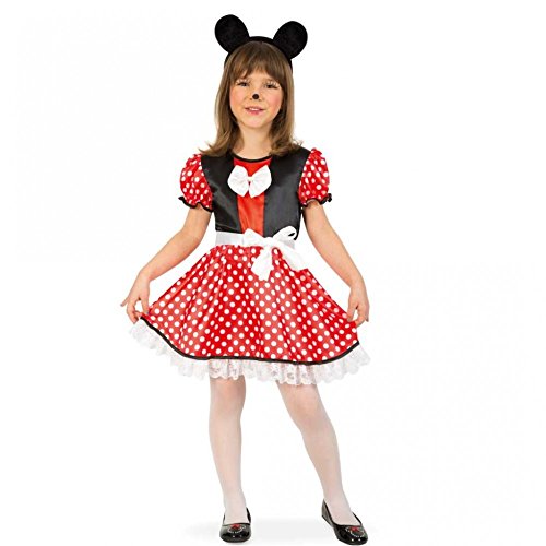 Fritz Fries & Söhne Gmbh & Co - Kinder Mausi-Kostüme Gr. 104, 116, 128 Karnevalskostüme rot-weiß (128) Cover