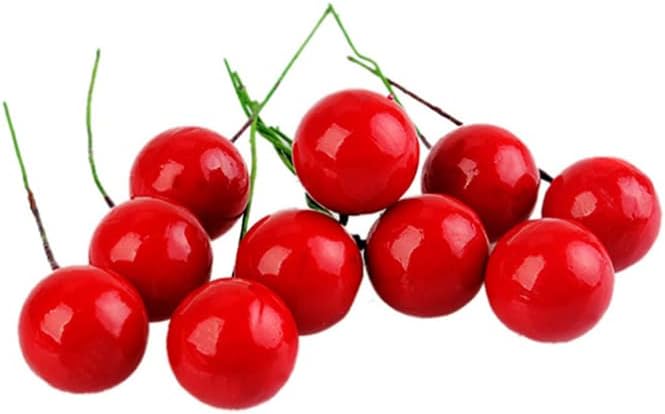 YYZKYTO Christmas Berries Picks Artificial Berry Stems 48pcs Colorful Fruit Berries Filler Holiday Picks Holly Floral Branch for Winter Wedding Decoration Commemoration Day