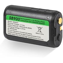 SB900C Replacement Battery for Shure SB900 SB900A SB900B SB900C,Compatible withPSM 1000,PSM 900, P3RA Receivers, ULX-D/QLX-D/AD1 AD2 AD3 Transmitters
