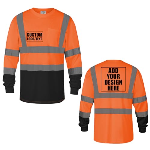 T-shirt haute visibilité personnalisé respirant pour chantiers et travaux extérieurs