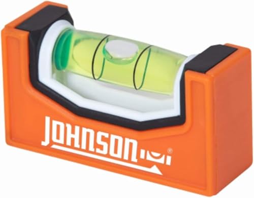 Johnson Level & Tool ‎1721P Magnetic Pocket Level, Easy Readability, Compact, Orange, 1 Level