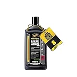 Meguiar’s Mirror Glaze M105 Ultra-Cut Compound, Car Rubbing Compound for Removing Scratches and Heavy Swirls While Adding Shine, Safe and Effective on All Glossy Car Paint and Clear Coats, 8 oz