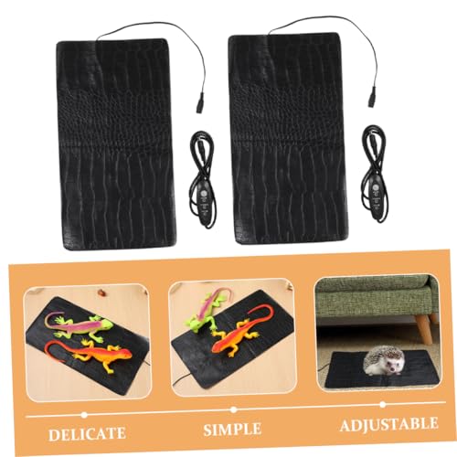 2 unidades Tapete Térmico USB para Mascotas Reptiles miniatura 7
