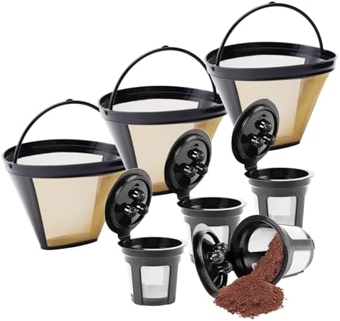 Riutilizzabile 304 In acciaio inox A forma di capsula caffè Set con pennello di pulizia