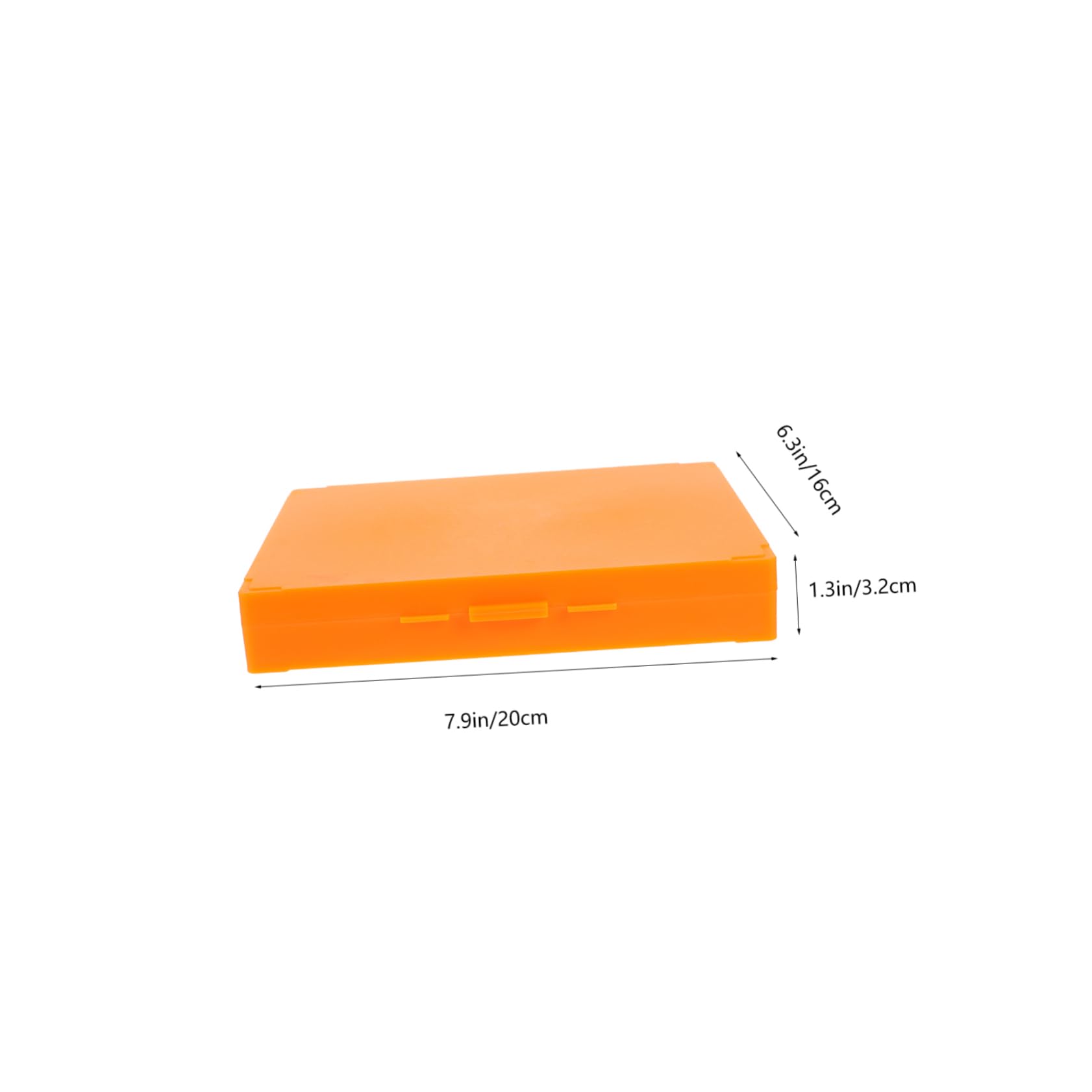 Caja de Almacenamiento para 100 Portaobjetos, Abs, 3 Piezas