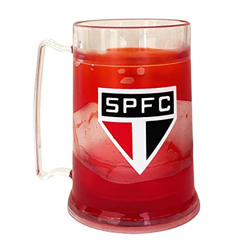 Kit Presente São Paulo - Caneca/Toalha de Banho Oficial Tamanho:Único;Cor:Vermelho