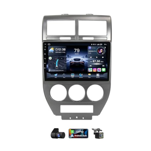 Radio coche DAB Android 14 para viajar en Jeep Compass con Carplay