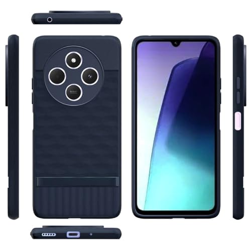 Image of Shockproof Case for Mi Redmi A4 5G /14C 5G /14R 5G /Poco C75 5G /M7 5G | Full Camera Protection | TPU Flexible Back Cover for Mi Redmi A4 5G / 14C 5G / 14R 5G / Poco C75 5G / M7 5G (Steel Blue)