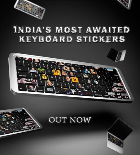 Image of Meme Culture Keyboard Sticker, Funny Meme Theme, Compatible with All Laptop and Desktop Keyboards (Memes)