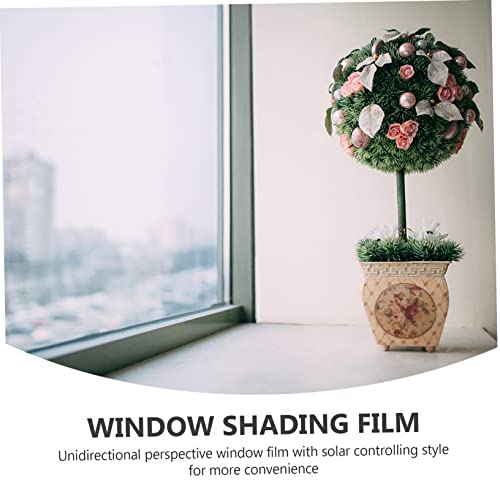 Vinilo decorativo estático para ventana 100x45 cm blanco miniatura 6