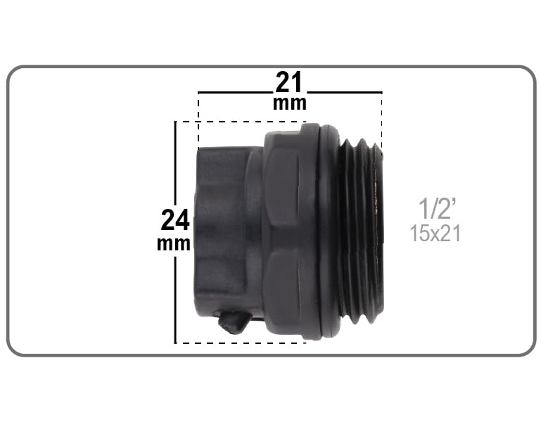 Detentore per Radiatore in Ottone Nichelato Maschio