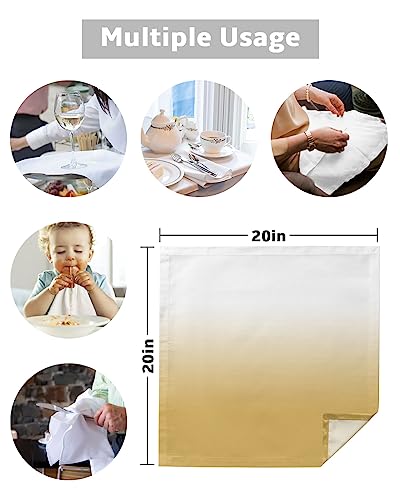 Servilletas de Tela Set de 4 Color Degradado 20x20 pulg miniatura 5